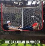 May be an image of 1 person and text that says 'THE CANADIAN HAMMOCK'.jpeg